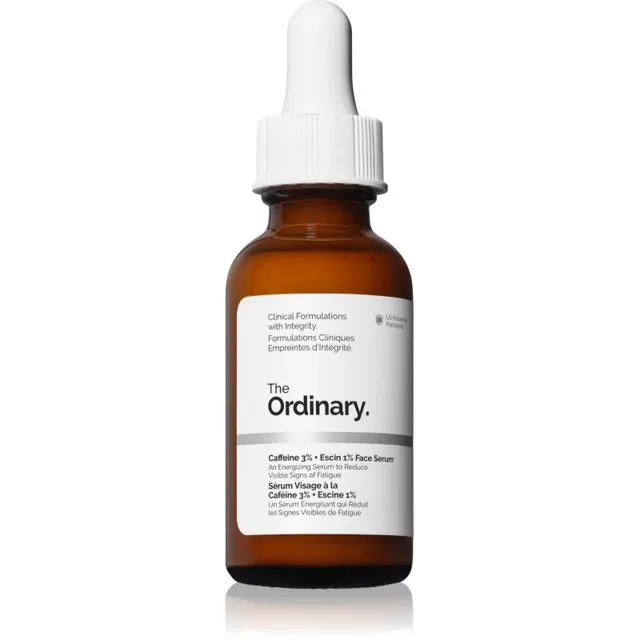 The Ordinary Caffeine 3% + Escin 1% Face Serum Energiat andev seerum kofeiiniga 30 ml