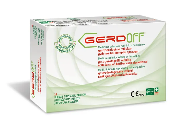 GERDOFF REFLUKSIVASTASED SUUS SULAVAD TABLETID N20
