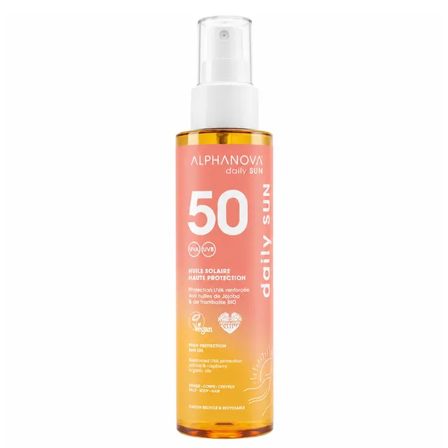 ALPHANOVA Daily Sun Glow Oil SPF50 125ml
