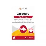 Livsane Omega-3 High Dosage kalaõli kapslid 1000mg tugevatoimeline N60