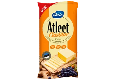 Juust Atleet Cheddar, VALIO, 250 g