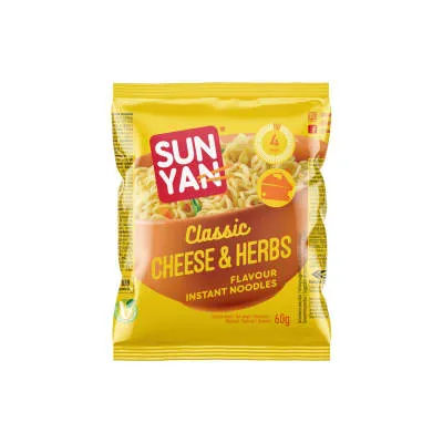 Kiirnuudlid juustu- ja ürdimaits. Sun Yan 60g