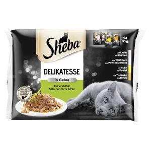 Sheba kiisueine 4*85g segamenüü zhelees