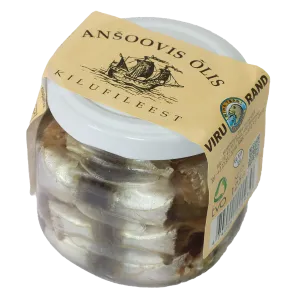Viru Rand Ansoovis Õlis Kilufileest 125 G