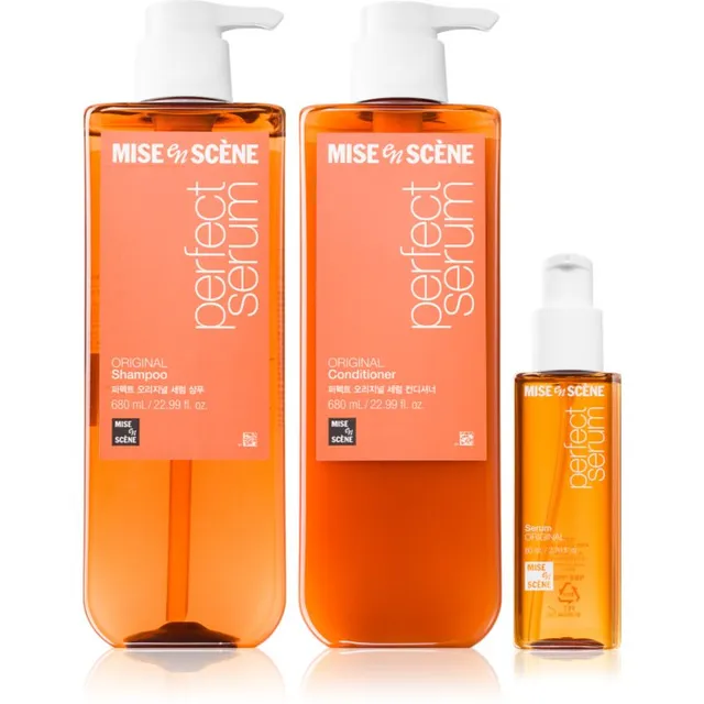 mise en scene Perfect Original Kit komplekt säravate ja pehmete juuste jaoks