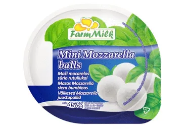Juust Mozzarella FARM MILK Mini,125/245g