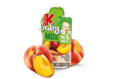 Smuuti banaan.virsiku KUBUŠ BABY 6k 100g