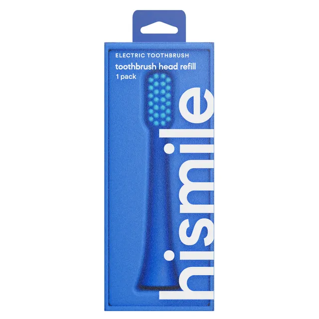 HISMILE Toothbrush Replacement Head Bright Blue