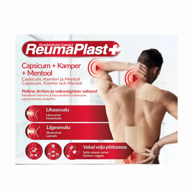 911 Active formula Revmaplast soojendav plaaster 10x16cm N1