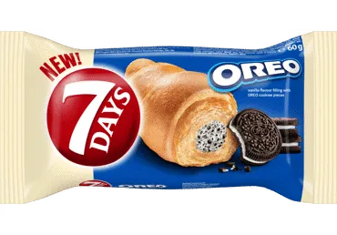 Sarvesai Oreo ja vanillitäidis.7DAYS 60g