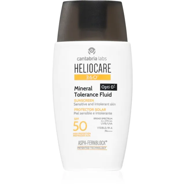 Heliocare 360° Mineral Tolerance Fluid Mineraalne kaitsev näovedelik SPF 50 50 ml