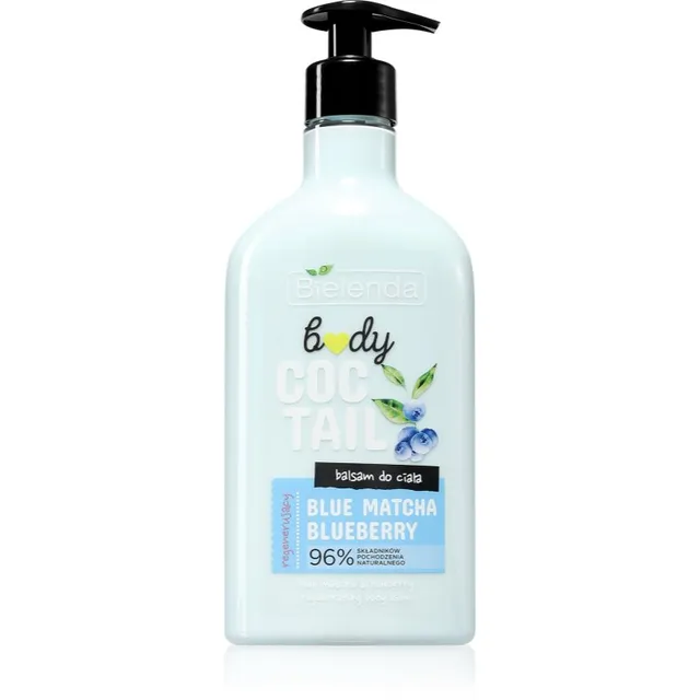 Bielenda Body Coctail Blue Matcha + Blueberry Taastav kehapiim toitva ja niisutava toimega 400 ml