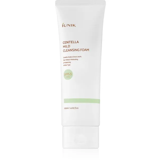 iUnik Centella Õrn vahutav koorimiskreem 120 ml