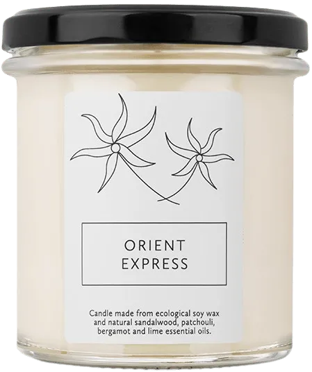 Sojavahast küünal ORIENT EXPRESS