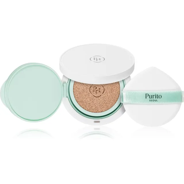 Purito Wonder Releaf Centella BB Cushion BB-kreem käsnas SPF 30 varjund 13 Neutral Ivory 15 g