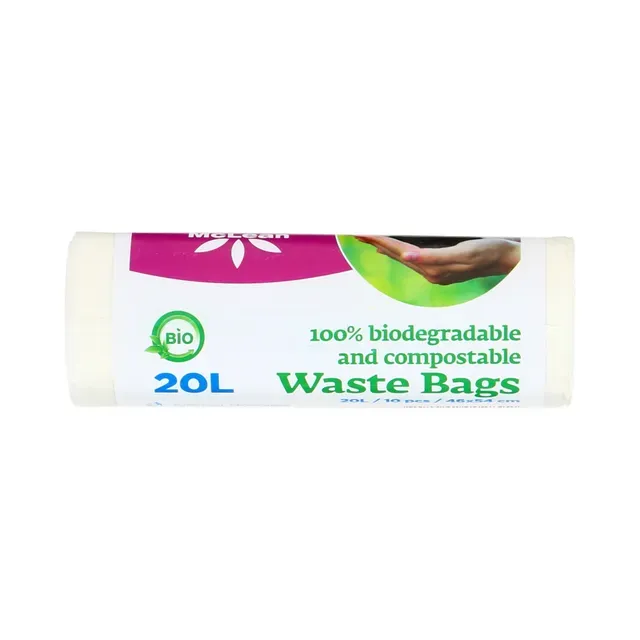 Biolagunevad prügikotid, 20l, MCLEAN, 10 tk