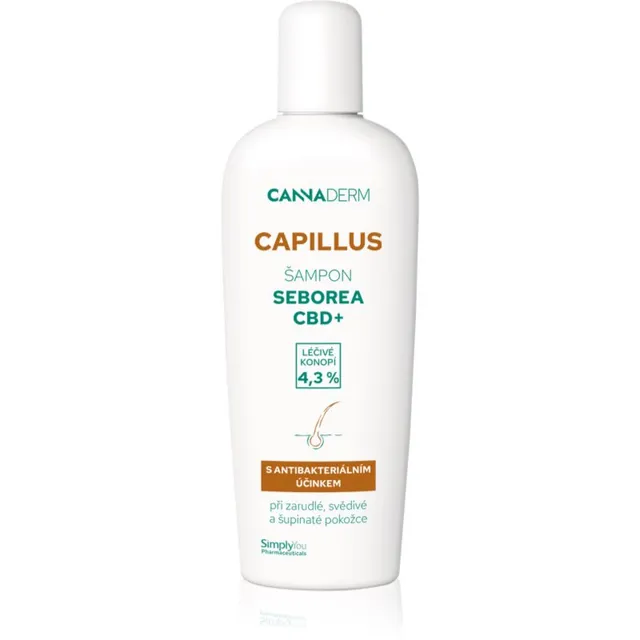 Cannaderm Capillus Seborea CBD+ Shampoo Šampoon kõõma vastu 150 ml