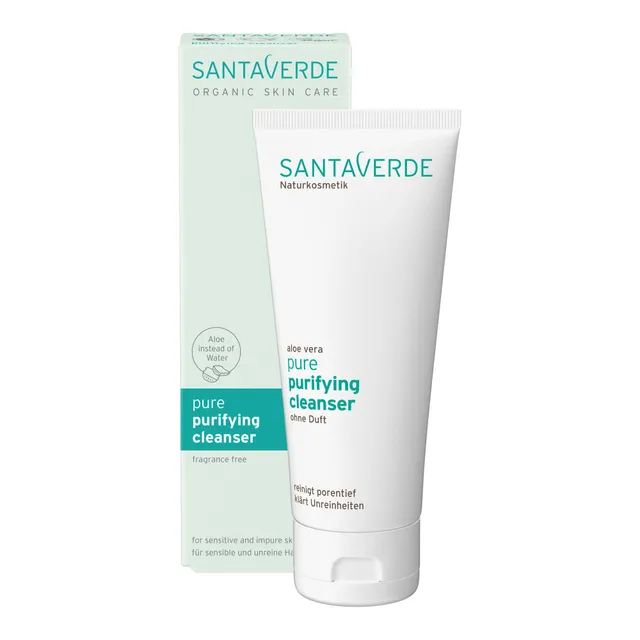 Aloe Vera Pure lõhnavaba sügavuti puhastav õlivaba puhastusgeel 100ml