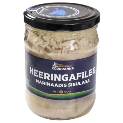 Heeringafilee marinaadis sibulaga 500g/310g