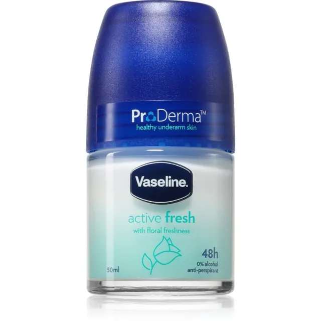 Vaseline Active Fresh Antiperspirant Rulldeodorant-antiperspirant lillelõhnaga 50 ml