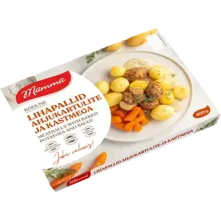 Mamma Lihapallid Ahjukartuli Ja Kastmega 400G