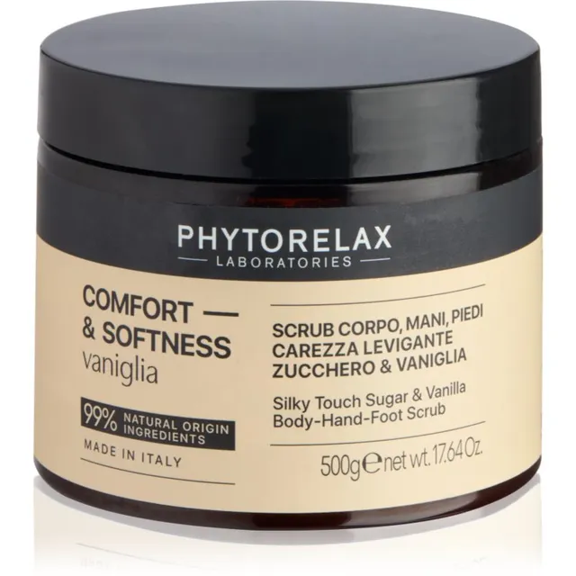 Phytorelax Laboratories Comfort & Softness Vanilla Silendav koorija kätele, jalgadele ja kehale 500 ml