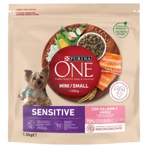 Täissööt. Kuivtoit koerale lõhe/riis Delicate Mini, PURINA ONE, 1,5kg