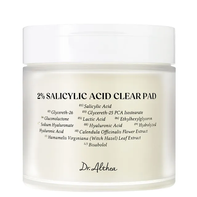 DR. ALTHEA 2% Salicylic Acid Clear Pad 65pcs