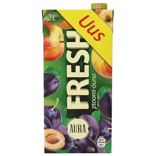 Ploomi-Õuna mahlajook, AURA FRESH, 2 L