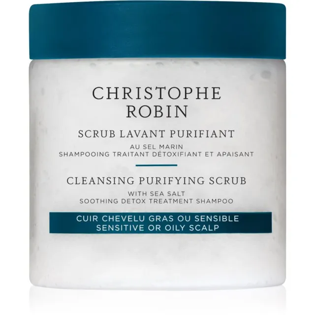 Christophe Robin Purifying Scrub With Sea Salt Sügavpuhastav koorimine meresoolaga 250 ml