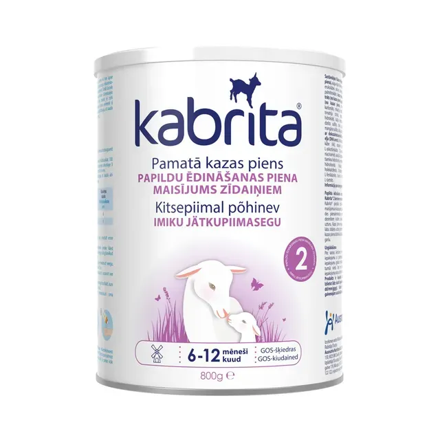 Jätkupiimasegu kitsepiimaga nr. 2, KABRITA, 800 g