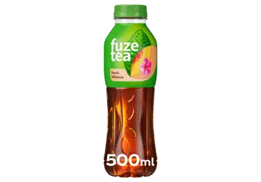 Must jäätee FUZETEA Virsiku Hibis.500ml