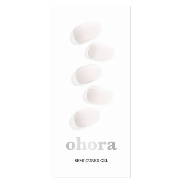 OHORA Semi Cured Gel Nail Strips N Veil 30pcs