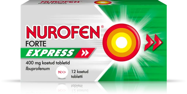 NUROFEN FORTE EXPRESS KAETUD TBL 400MG N12