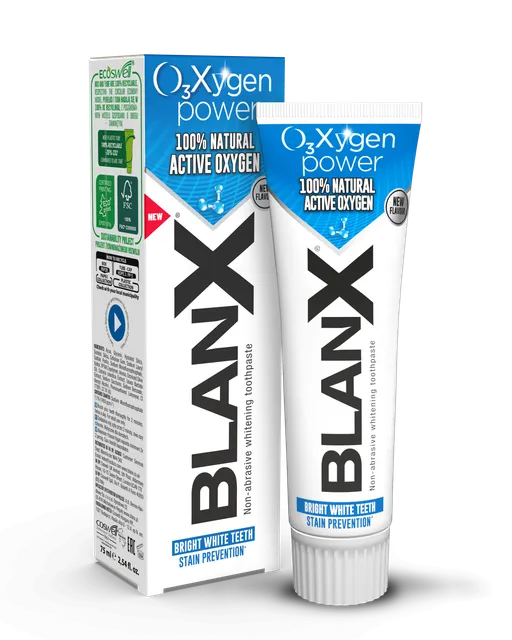 BLANX HAMBAPASTA O3X VALGENDAV AKTIIVHAPNIKUGA 75ML
