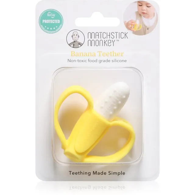 Matchstick Monkey Banana Teether närimismänguasi 3m+ 1 tk