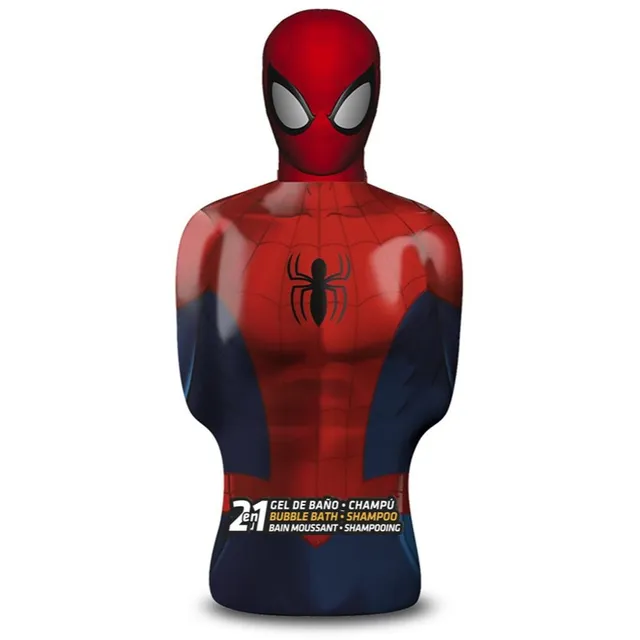 Marvel Spiderman Bubble Bath and Shampoo Šampoon ja vannivaht kaks-ühes lastele 350 ml