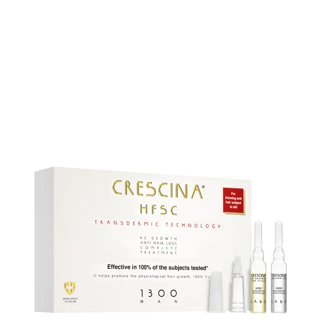 CRESCINA HFSC Transdermic Technology 1300 Ampoule For Advanced Thinning & Hair Loss 20x3.5ml (Man)