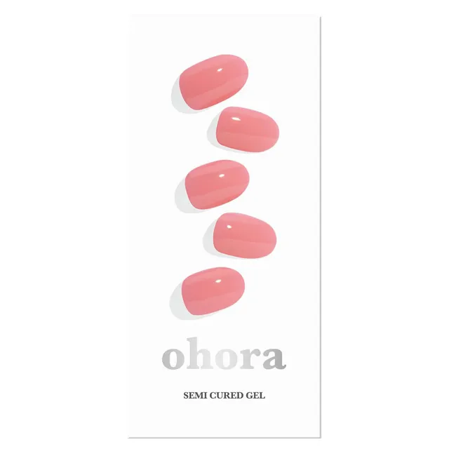 OHORA Semi Cured Gel Nail Strips N Cream Glow 30pcs