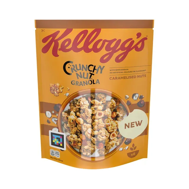 Granola Karamelli ja Pähkli, KELLOGG'S, 400 g