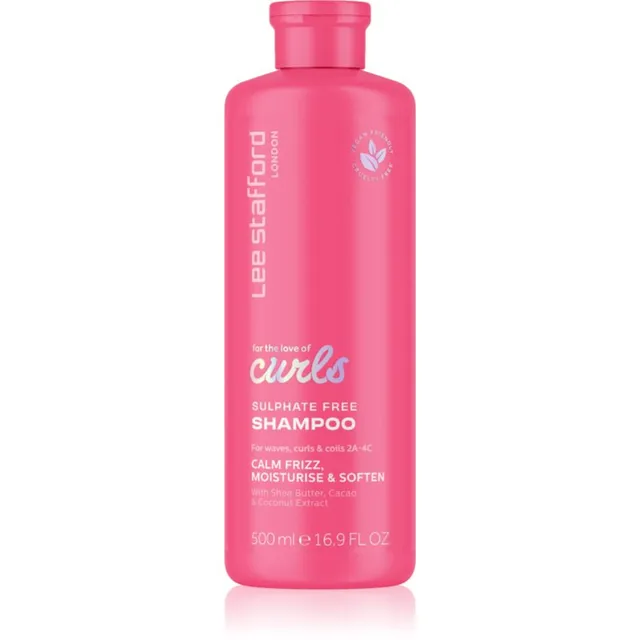 Lee Stafford For The Love Of Curls Shampoo Šampoon lainelistele ja lokkis juustele 500 ml