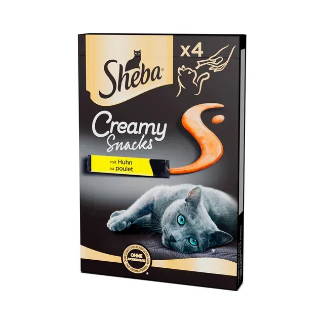 Täiendsööt. Creamy kreemjas suupiste kassile kanaga, SHEBA, 48g