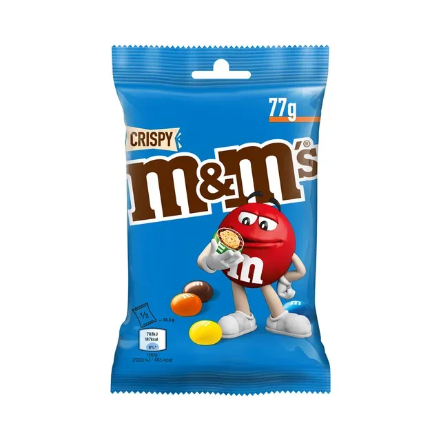 Šokolaadipallid "Crispy", M&M'S, 77 g