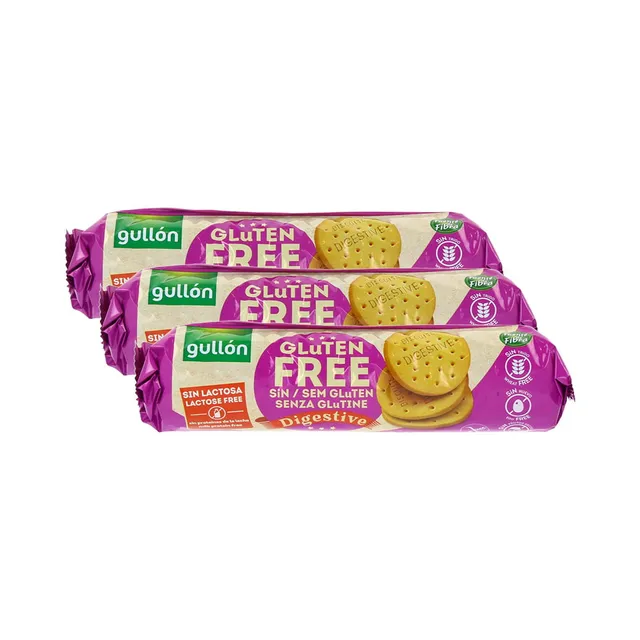 HULGI Digestive küpsis gluteenivaba 3tk, GULLON, 3x150g