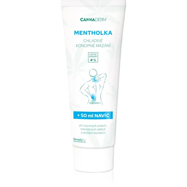Cannaderm Mentholka hemp lubrication Massaažikreem jahutava toimega 250 ml