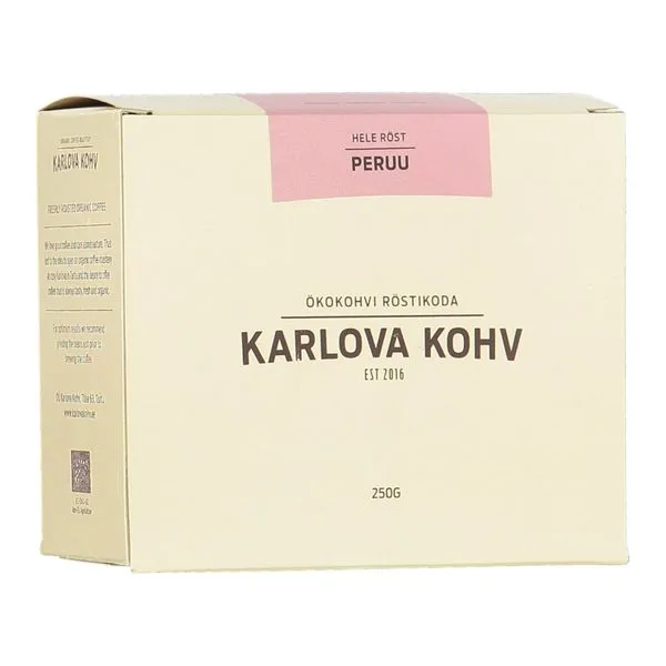 Kohvioad Peruu hele röst 250g