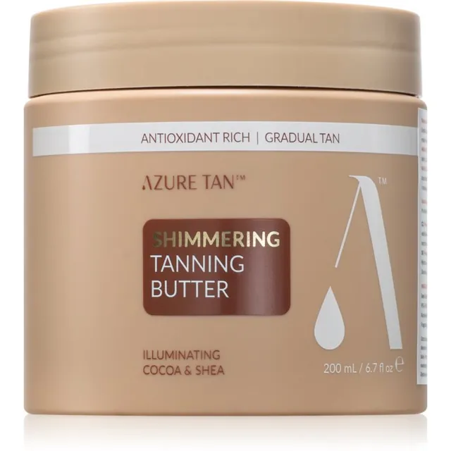 Azure Tan Shimmering Toonitud palsam kehale sädelusega 200 ml
