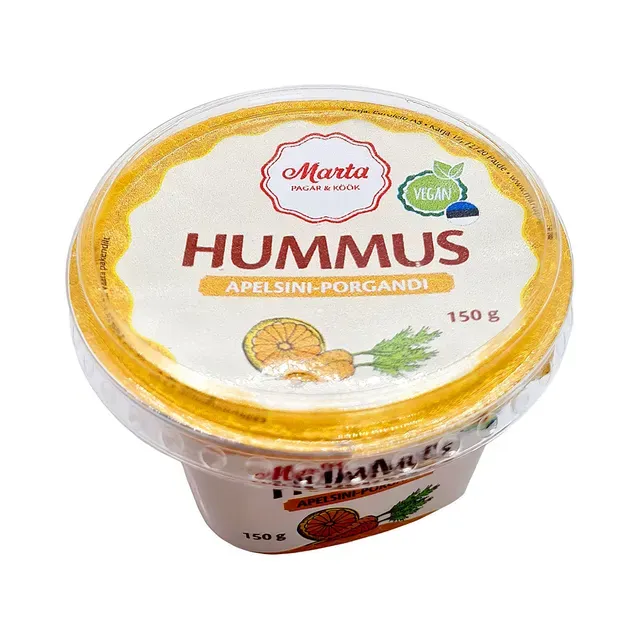 Apelsini-porgandi hummus, MARTA KULINAARIA, 150 g