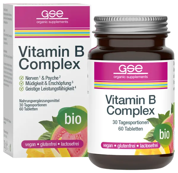 B-vitamiini kompleks. Toidulisand, ökoloogiline