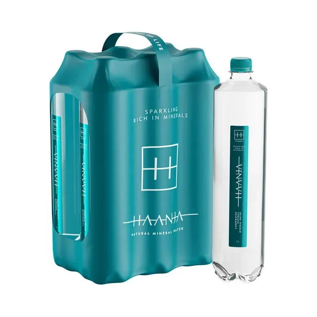 Haanja mulliga looduslik mineraalvesi, HAAGE, 6 x 1L